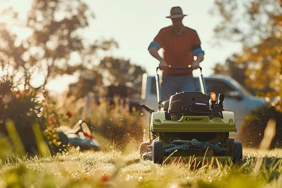 small battery lawn mower