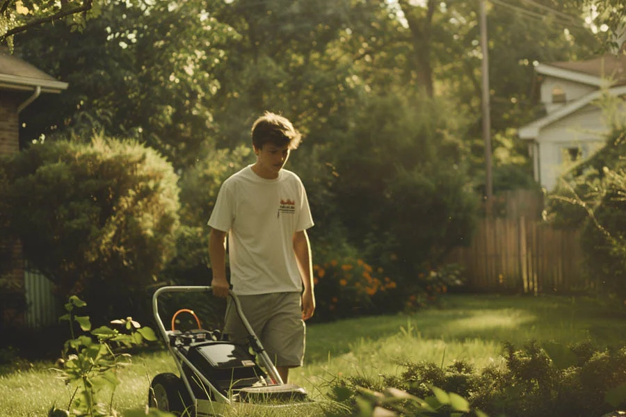 top self propelled lawn mower
