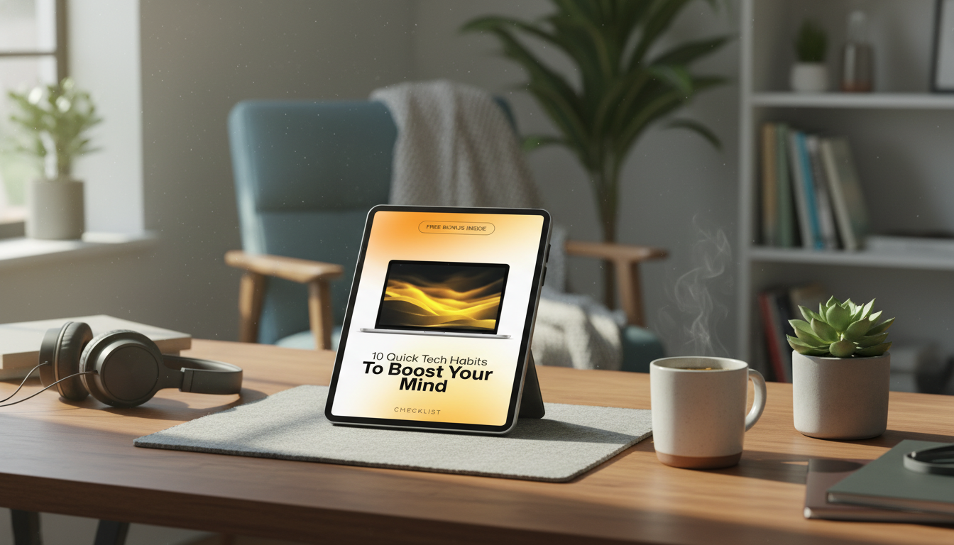 10 Quick Tech Habits for a Calmer, Sharper Mind