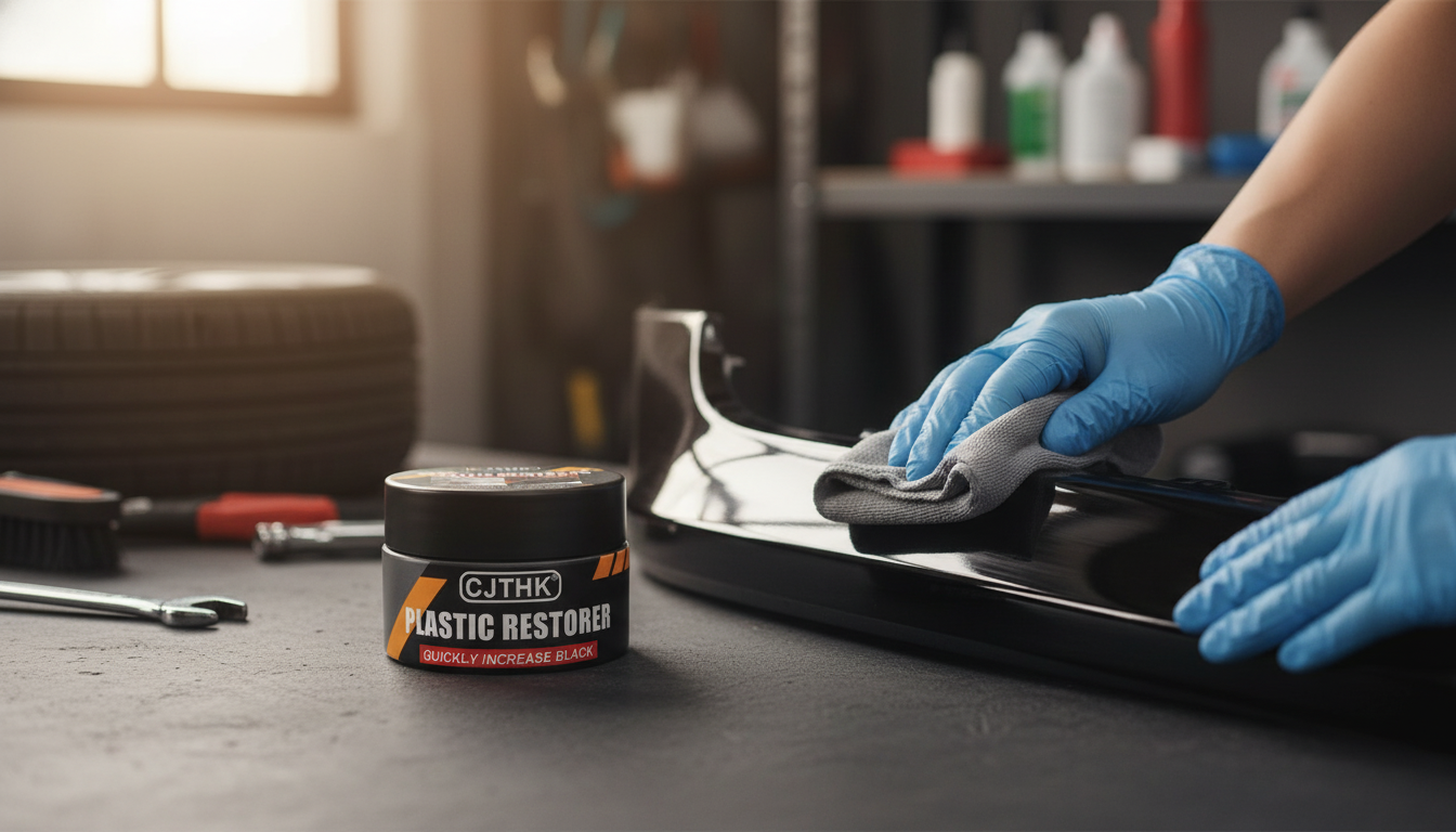Back-to-Black Trim & Leather Restorer: Gloss Results