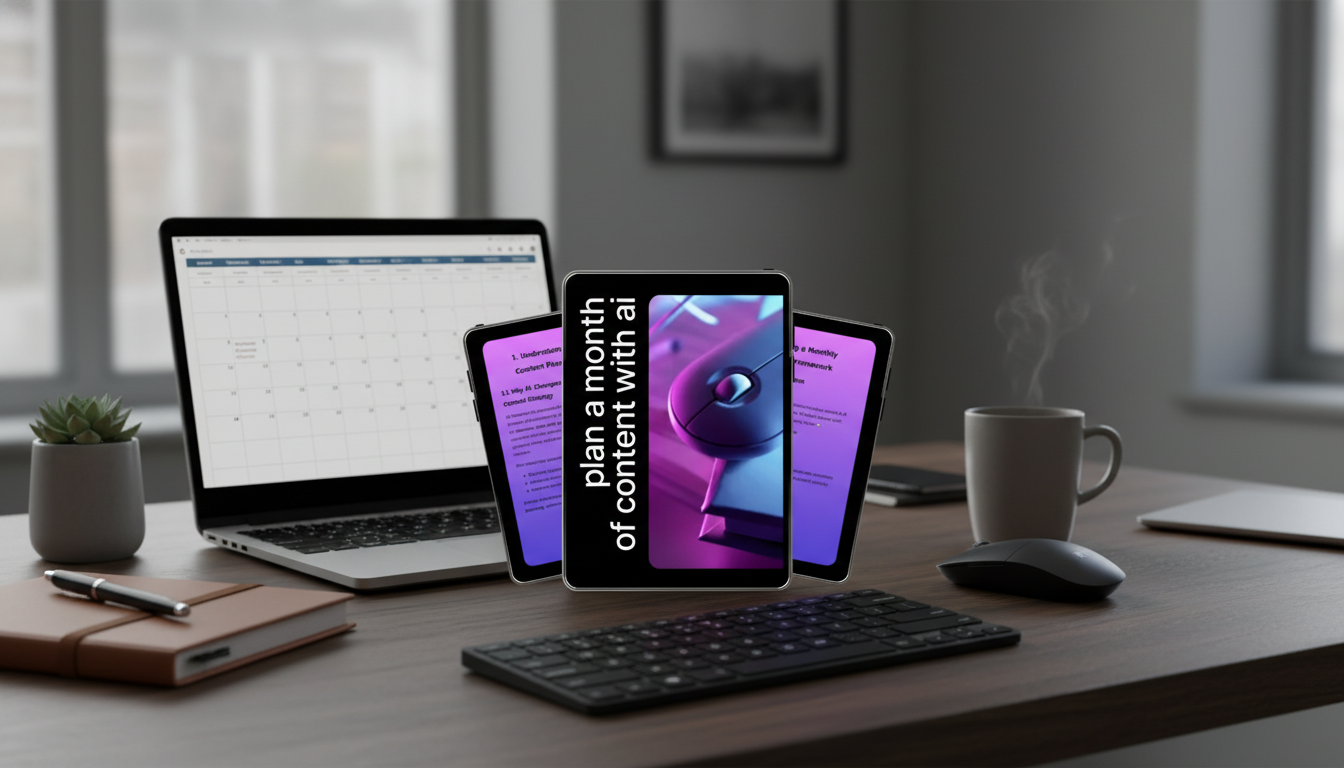 Plan a Month of Content With AI in 90 Minutes