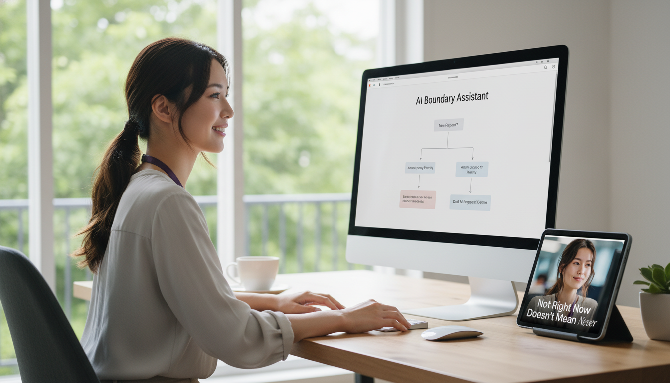 Say No with AI: A Checklist for Time and Boundaries