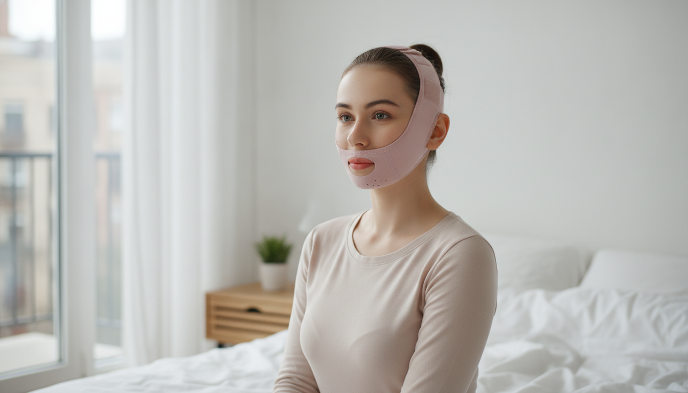 Breathable V-Line Band for Jawline Support (Women)