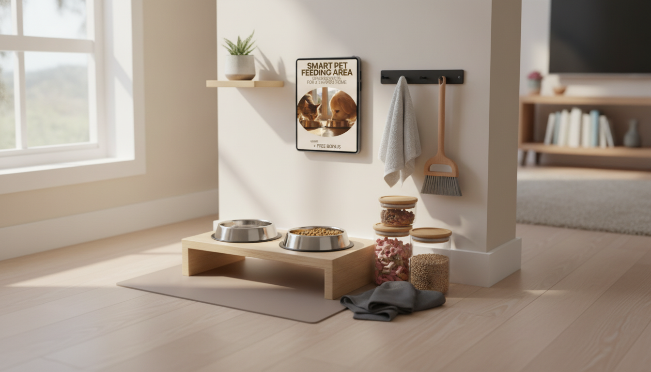 Organize a Smart Pet Feeding Station That Stays Clean