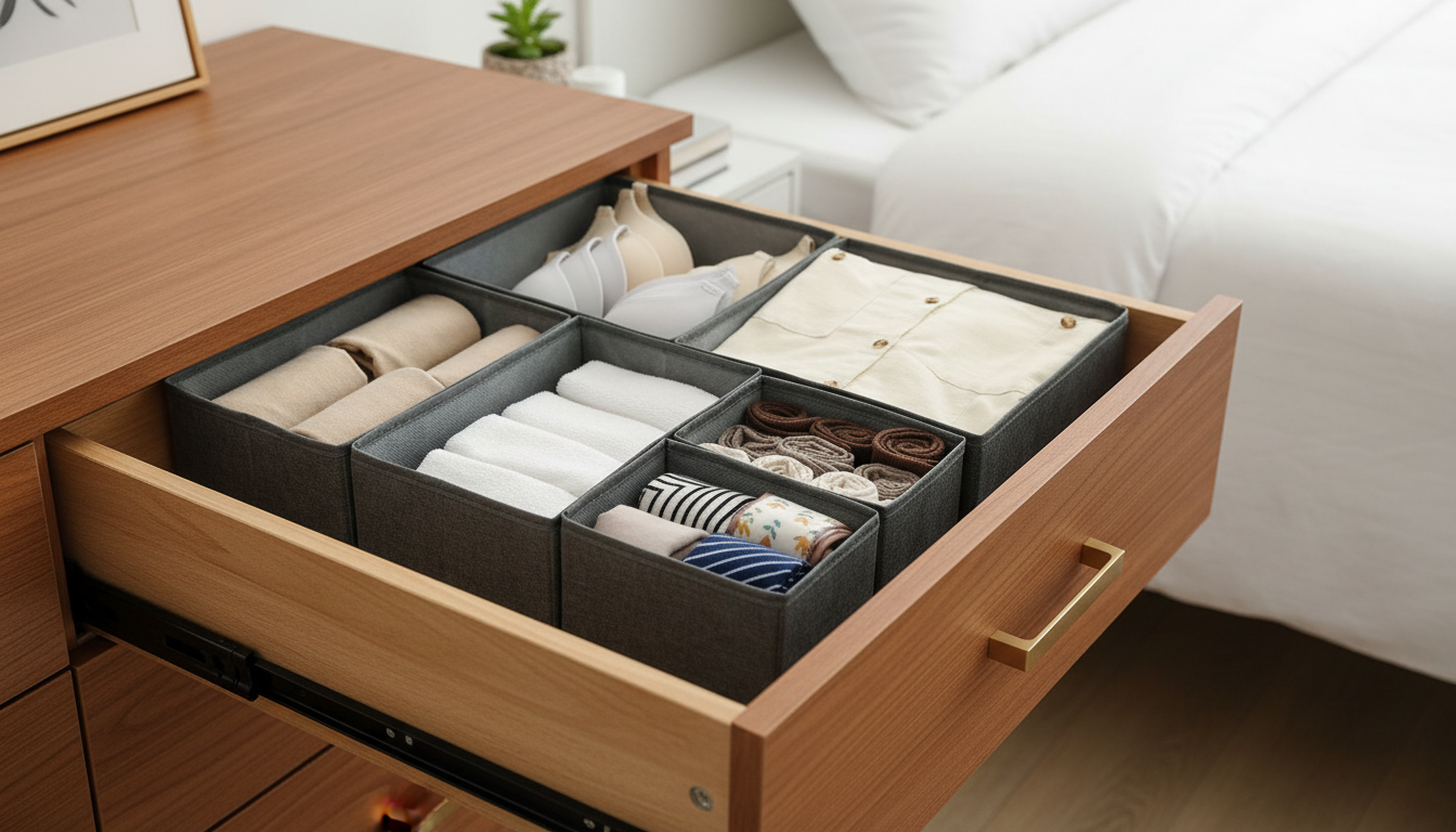 6 Fabric Organizer Bins to Simplify Closets & Drawers