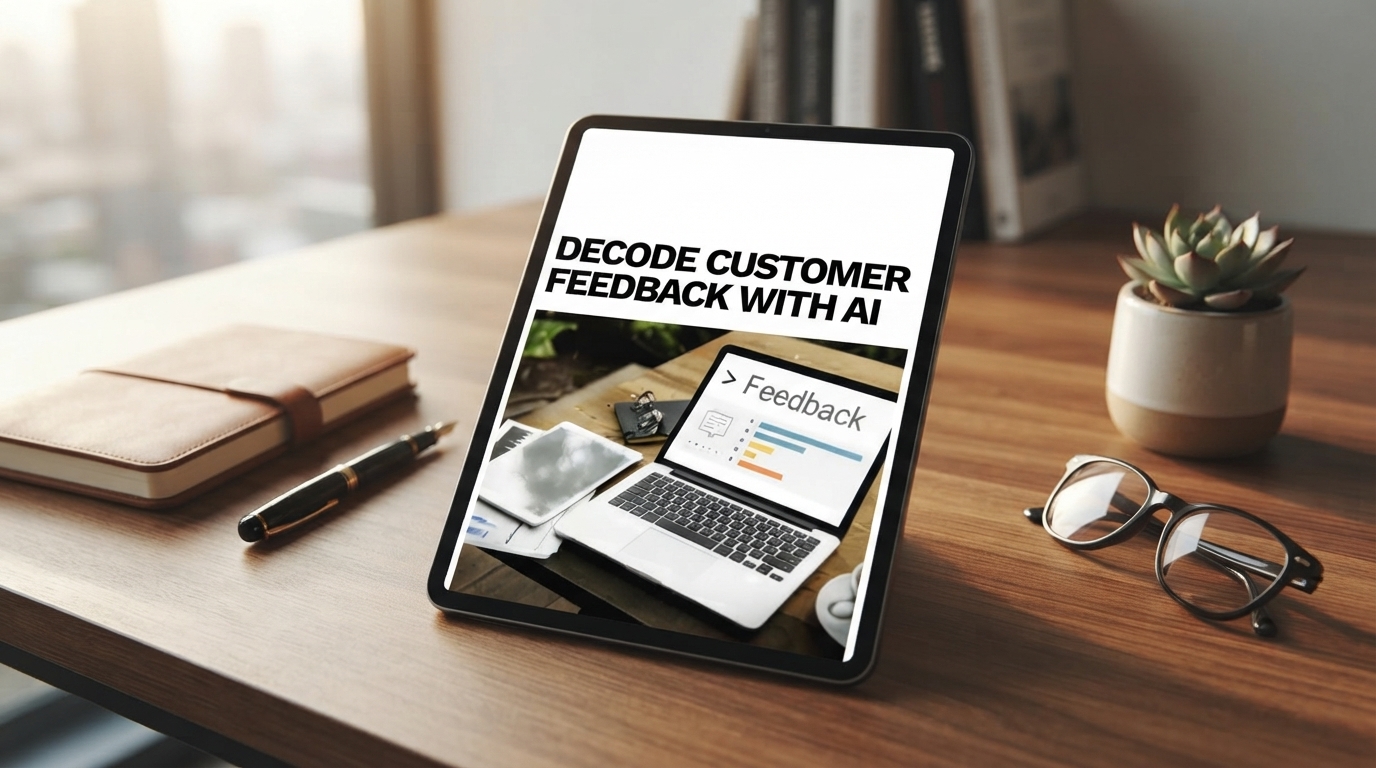 Decode Customer Feedback with AI: NLP Workflow Guide