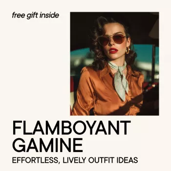 Flamboyant Gamine Outfits: Crisp, Bold & Easy Formulas